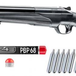 Umarex T4E HDS 68 Double Barrel Paintball Home Defense Shotgun incluant 10x capsules de CO2 de 12 gr