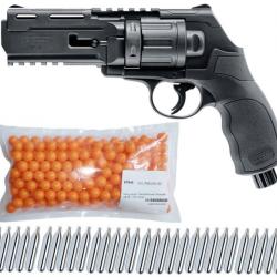 Umarex T4E TR 50 RAM Revolver de défense à domicile cal.50 incluant 250 billes de peinture cal.50 et