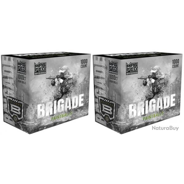 G.I. Sportz Brigade Paintballs pour MagFed 2000 pices - Remplissage jaune