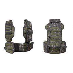 NXe gilet tactique de paintball MagFed comprenant un Battlepack et toutes les poches supplémentaires