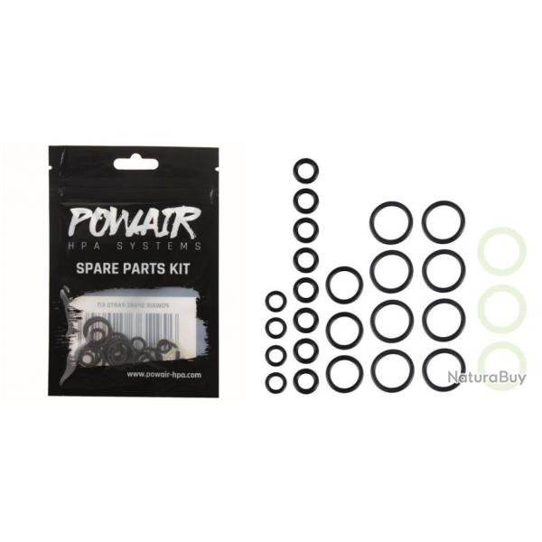 Kit de pices universelles pour tuyau  distance PowAir / Kit de joints toriques (3 reconstructions)