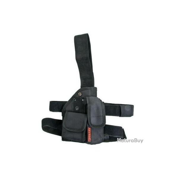 TPX - Holster de jambe tactique noir