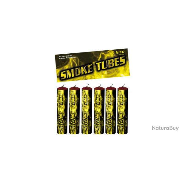 Tubes de fumée Nico Fumigènes Fumigènes Générateur de fumée Générateur de fumée Pot de fumée - 6 piè