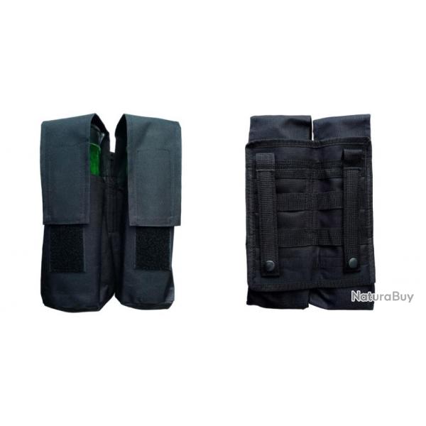 Nouveau sac de transport pour 2 pots de paintball de la marque Legion, compatible MOLLE - noir