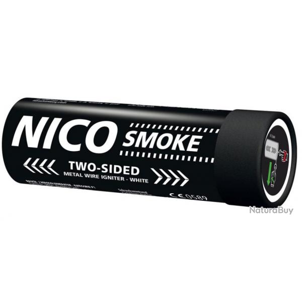 Nico Smoke Burst Grenade  fume  double face 50 secondes - blanc