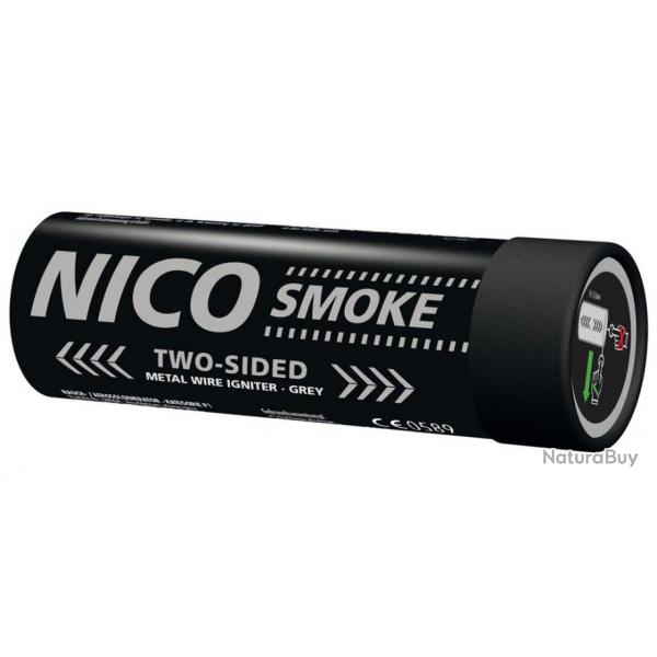 Nico Smoke Burst Grenade  fume double face 50 secondes - gris