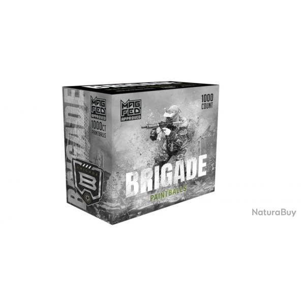 G.I. Sportz Brigade Paintballs pour MagFed 1000 pices - Remplissage jaune