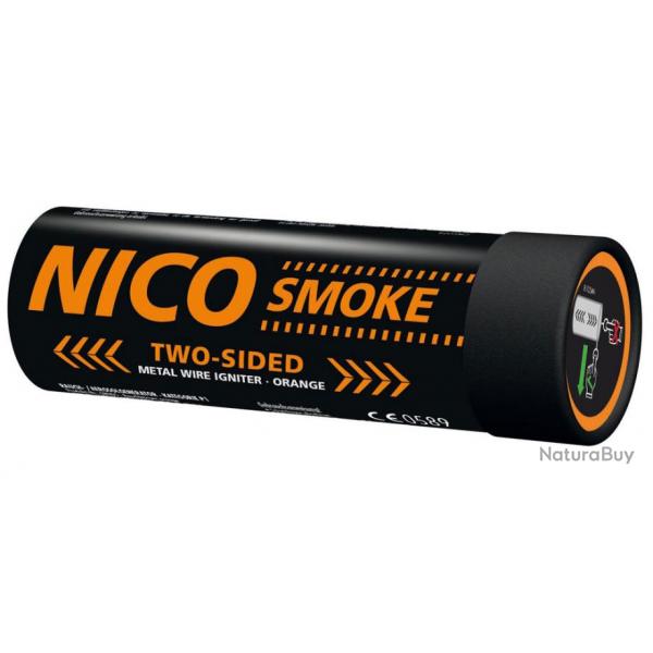 Nico Smoke Burst Grenade  fume double face 50 secondes - orange