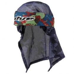 Bandana de paintball teintée Global bleue/rouge/verte