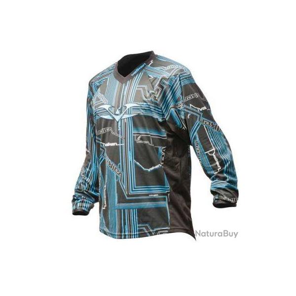 Maillot de paintball Valken Crusade Tron bleu