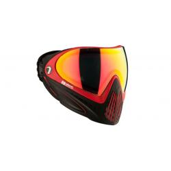 Masque de paintball DYE I4 Pro Thermal - Meltdown noir/rouge