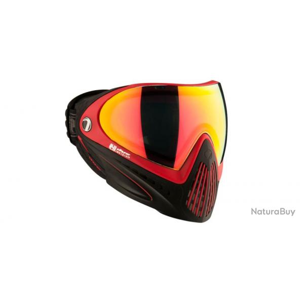 Masque de paintball DYE I4 Pro Thermal - Meltdown noir/rouge