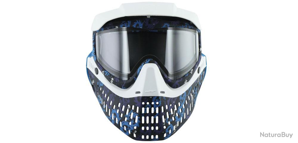 Masque De Paintball JT ProFlex Blanc - Neuf Avec Bandana - Protection Adulte