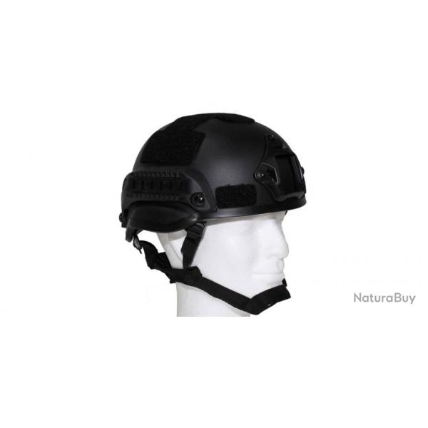 Casque tactique "MICH 2002" pour paintball / airsoft - noir