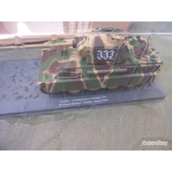 maquette de char allemand PZKpfW  V panther  au 1/43