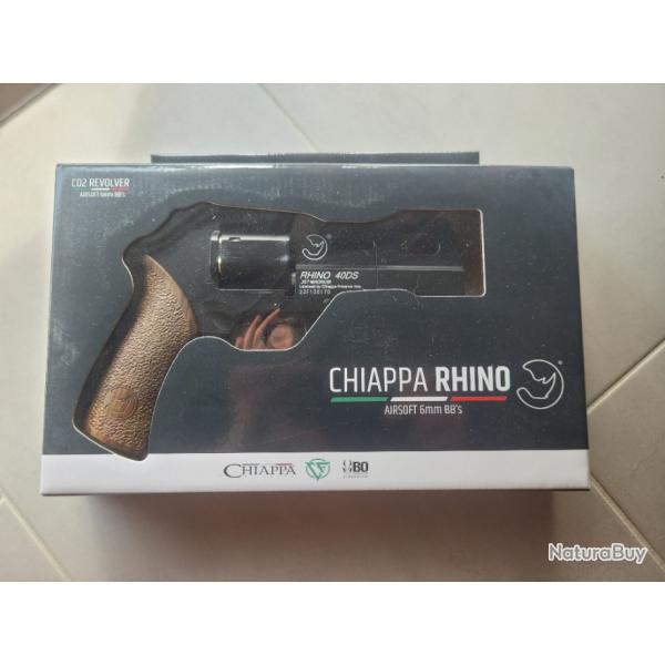 Rplique Airsoft revolver CO2 Chiappa Rhino 40DS 0,95J