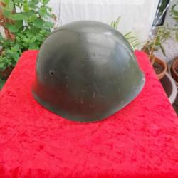 Casque Bulgarie modèle 36 type 51 avec intérieur et jugulaire en cuir