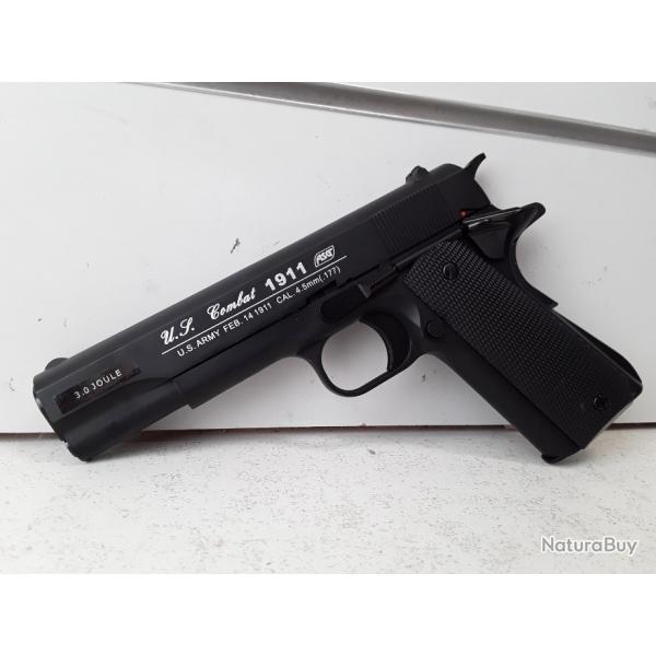 10799 PISTOLET ASG1911 US-C CAL4,5MMBB 2,9J NEUF