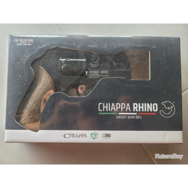 Rplique Airsoft revolver CO2 Chiappa Rhino 30DS 0,95J