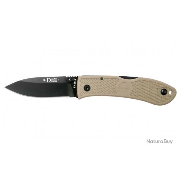 Ka-Bar Dozier Folding Hunter - Coyote