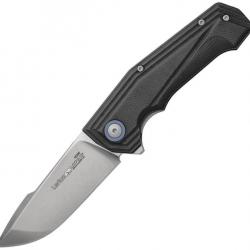 Couteau Viper Larius Black Manche G10 Lame Acier M390 IKBS Linerlock Clip Made Italy V5960GB