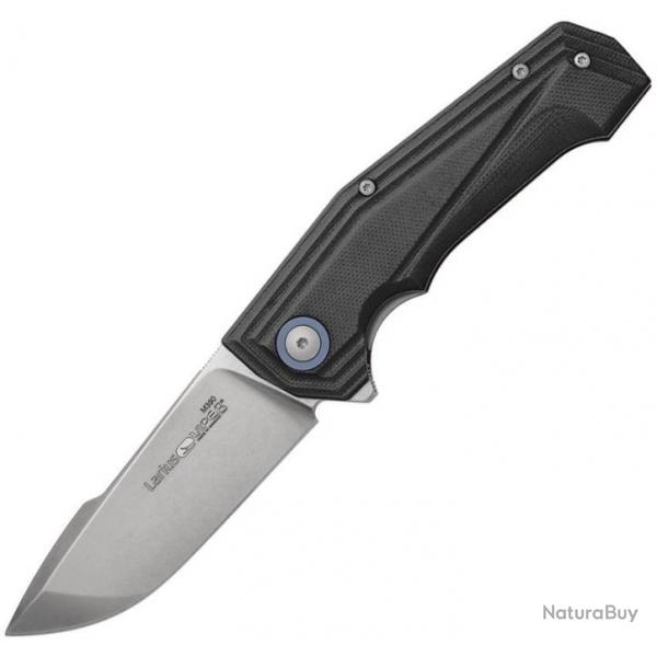 Couteau Viper Larius Black Manche G10 Lame Acier M390 IKBS Linerlock Clip Made Italy V5960GB