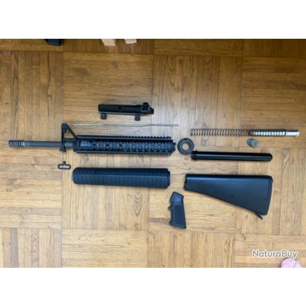 WE custom front end M16 et M16A4 complet GBBR cerakote magpul