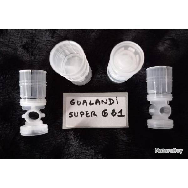 100 jupe / bourre plastique GUALANDI SUPER G21 Cal.20 Hauteur 21mm