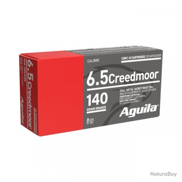 AGUILA 65 CREEDMOOR FMJBT 140GR X20