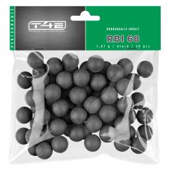 BILLES T4E C68 CAOUTCHOUC NOYAU ACIER X50