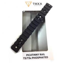 Rail picatinny T3 TIKKA noir phosphate