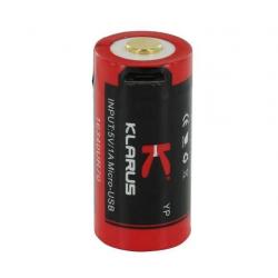 Batterie type CR123 rechargeable MICRO USB (16GT-70UR / CR123)