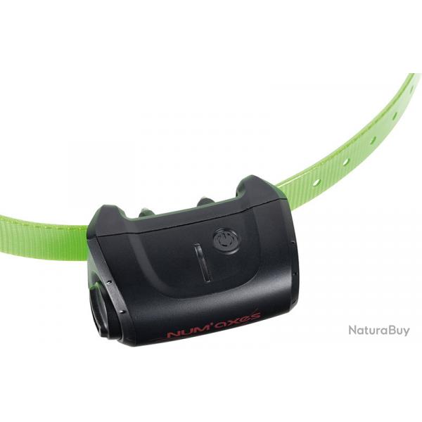 COLLIER SUP. DE DRESSAGE NUM'AXES CANICOM 5 VERT FLUO