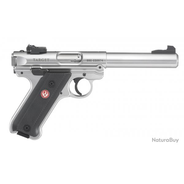 Pistolet Ruger Mark IV Inox Target Cal.22LR 5.1/2"