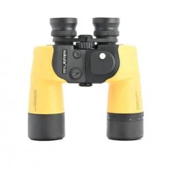 Jumelles Télescope 7x50 Télémètre Interne Echelle Boussole Flottante Jaune