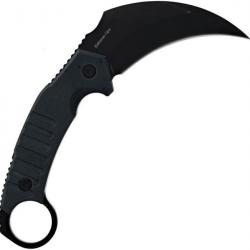 Couteau Smith&Wesson Karambit Black Lame Acier Inox Manche G10 Etui ABS SW1208412