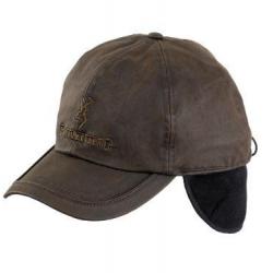 Casquette Browning Winter Huilée avec polaire marron