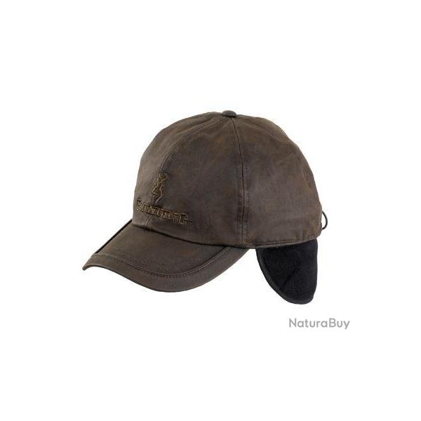 Casquette Browning Winter Huile avec polaire marron