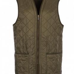 Gilet Barbour Polarquilt Waistcoat Zip in liner Olive olive