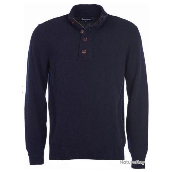 Pull Barbour Patch Half Zip colori navy Bleu M