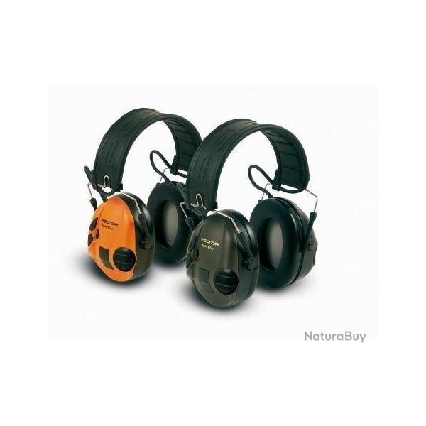 Casque Aearo Peltor Sport Tac Coquilles Vertes / Oranges