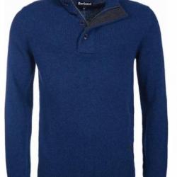 Pull Barbour Patch Half Zip colori Deep Blue