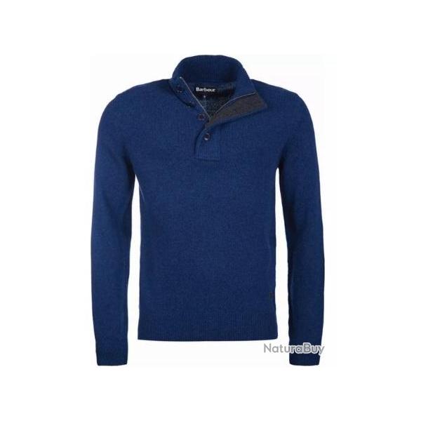 Pull Barbour Patch Half Zip colori Deep Blue