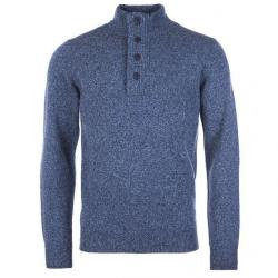 Pull Barbour Patch Half Zip colori Inky Blue