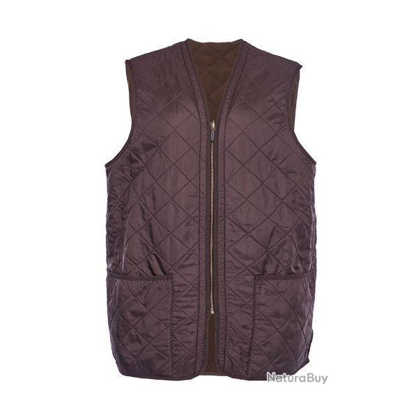 Gilet Barbour Polarquilt Waistcoat/ Zip-in-liner Marron M marron