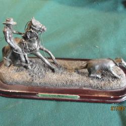 figurine western cowboy metal 2