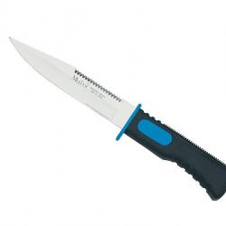 MUELA POIGNARD MARINA BLEU 14CM INOX