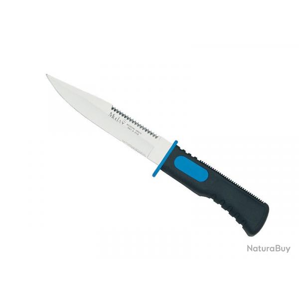 MUELA POIGNARD MARINA BLEU 14CM INOX