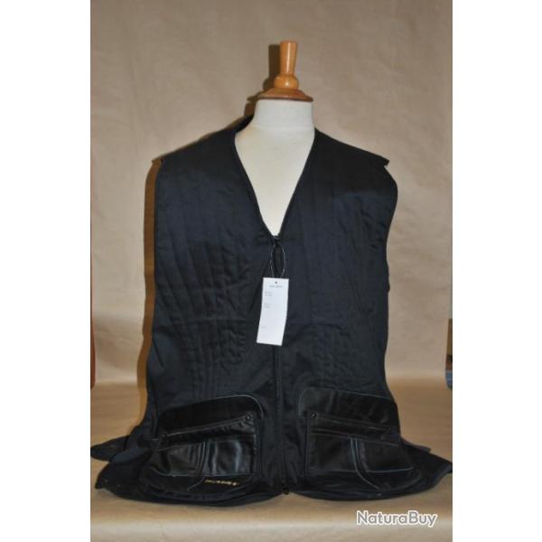 Gilet Ball Trap  X3M1 noir taille 2XL et  3XL et 4