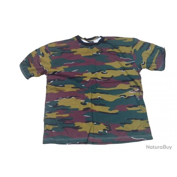 T-shirt type camouflage Jigsaw arme Belge - 100% coton Taille XXL uniquement